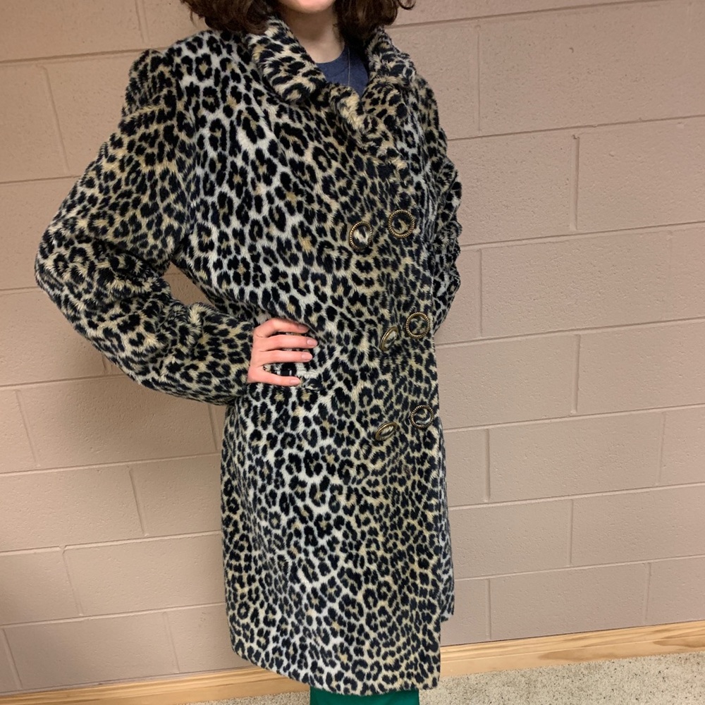 Cheetah fur coat